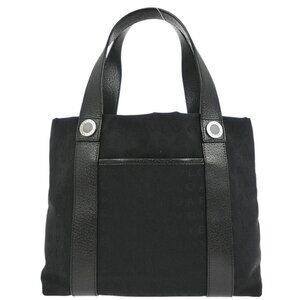Bvlgari Black Canvas Logomania Tote Handbag LAEUEG 116500